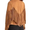 Native American Western Suede fringe jacket (1)
