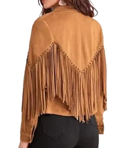 Native American Western Suede fringe jacket (1)