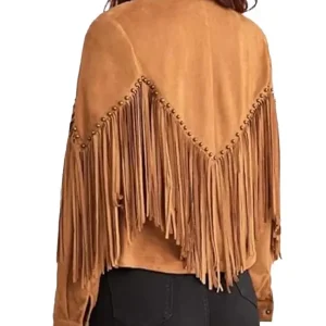 Native American Western Suede fringe jacket (1)