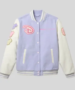 STONEY CLOVER LANE DISNEYLAND VARSITY Purple JACKET (1)