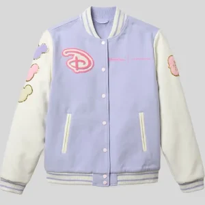 STONEY CLOVER LANE DISNEYLAND VARSITY Purple JACKET (1)