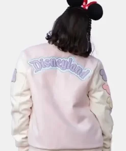 STONEY CLOVER LANE DISNEYLAND VARSITY pink JACKET