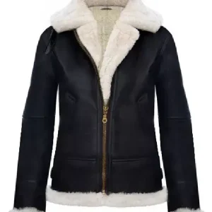 Women’s Aviator Flying Pilot Leather Jacket