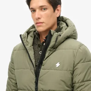 Hooded Sports Puffer Jacket (1)