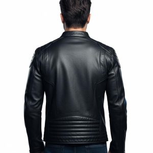 Alternative view of Dick Grayson Nightwing Leather Jacket