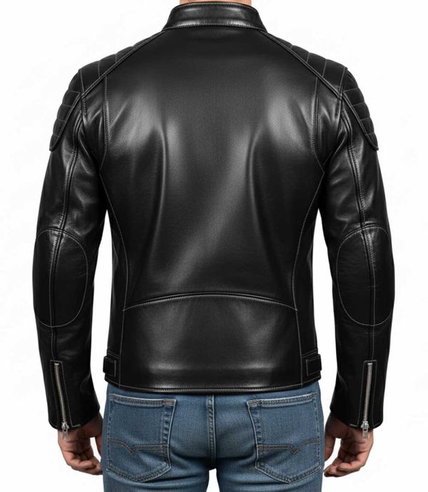 Louis Vuitton Black Leather Jacket