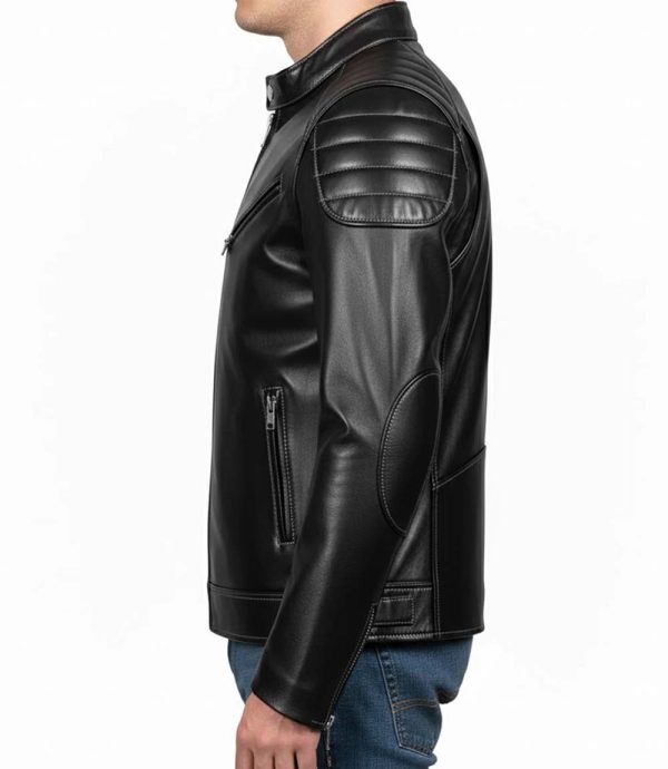 Louis Vuitton Black Leather Jacket