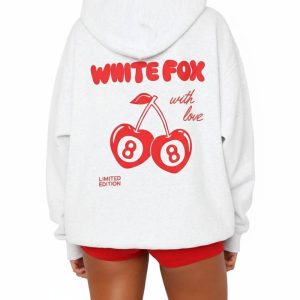 White Fox With Love Hoodie