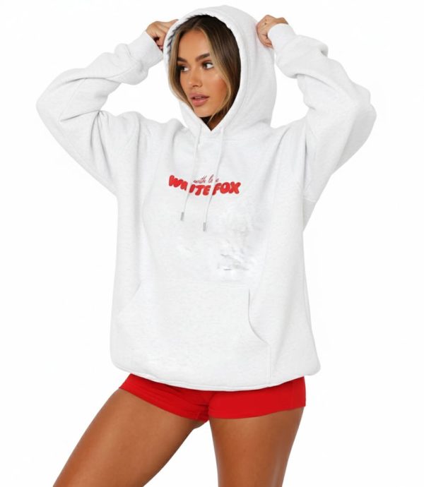 White Fox With Love Hoodie