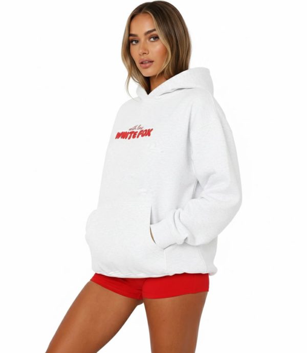White Fox With Love Hoodie