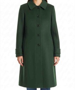 A Newport Christmas 2025 Ella Green Blend Coat
