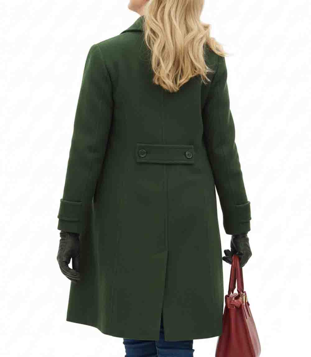 A Newport Christmas 2025 Ella Green Blend Coat - Image 2