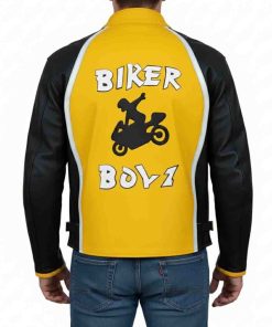 Alternative view of Derek Luke Biker Boyz Leather Jacket