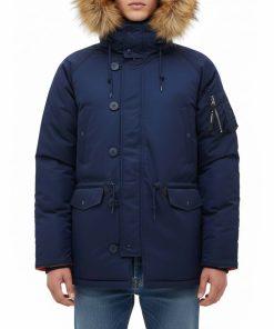 Mens Scott Pilgrim Blue Parka Jacket