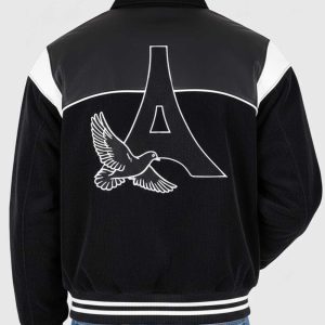Alternative view of Raglan Corduroy Eiffel Varsity Jacket