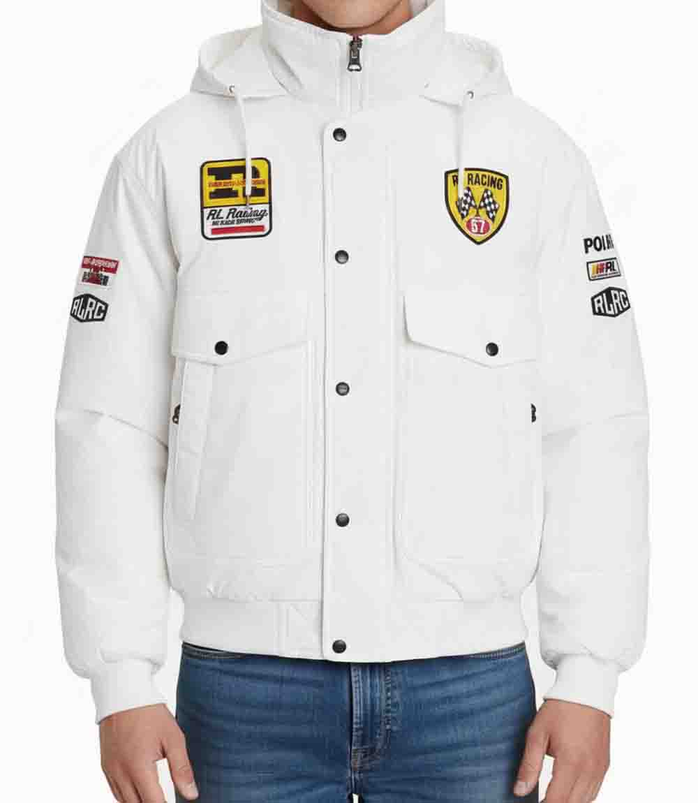 Ralph White Lauren Racing Jacket